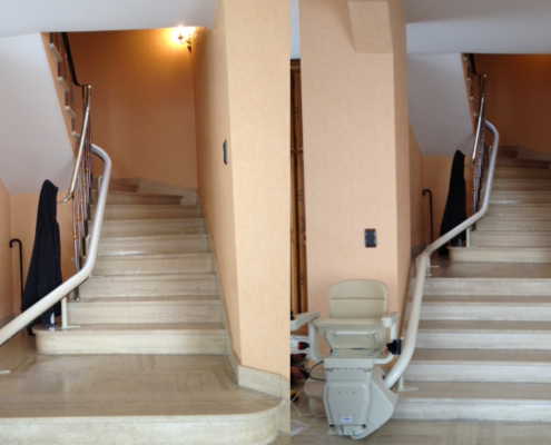 ESCALEV - Spécialiste du monte-escalier à Nantes, La Roche sur Yon et Angers - Produits sur-mesure, qui s’adaptent à toutes les architectures d’escaliers et au design de votre habitat.