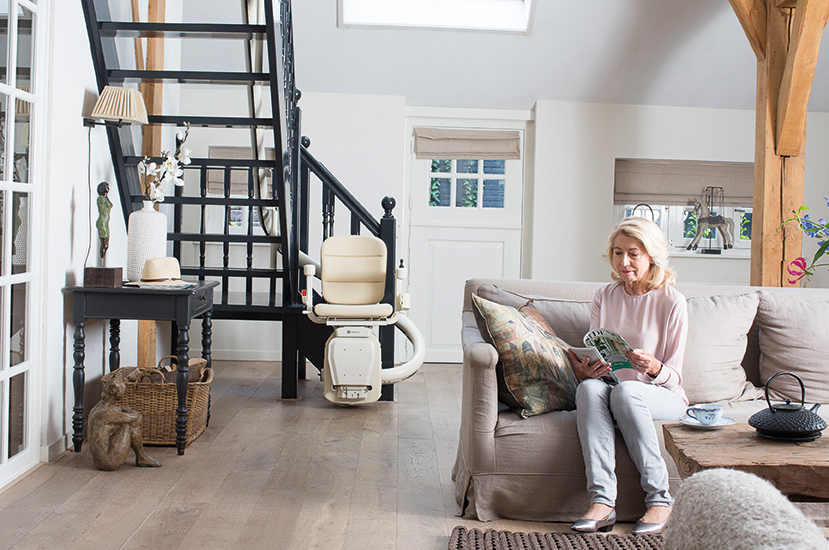 monte escalier tournant